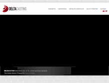 Tablet Screenshot of delta-casting.com